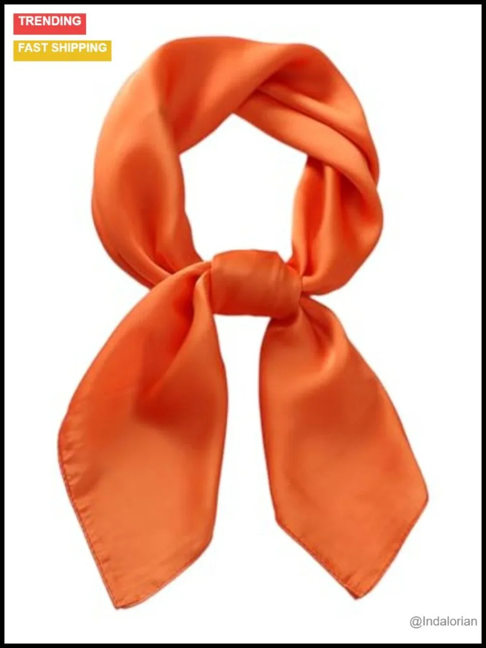 Women's Square Satiny Scarf 27.5
